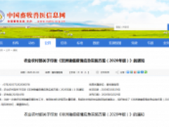 农业农村部关于印发《非洲猪瘟疫情应急实施方案(2020年版)》的通知